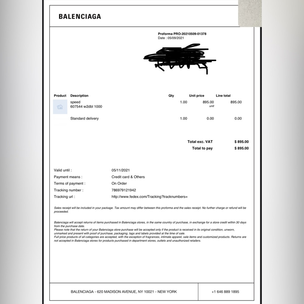 BRAND NEW- Balenciaga Speed Trainer Sneakers - Picture 8 of 8